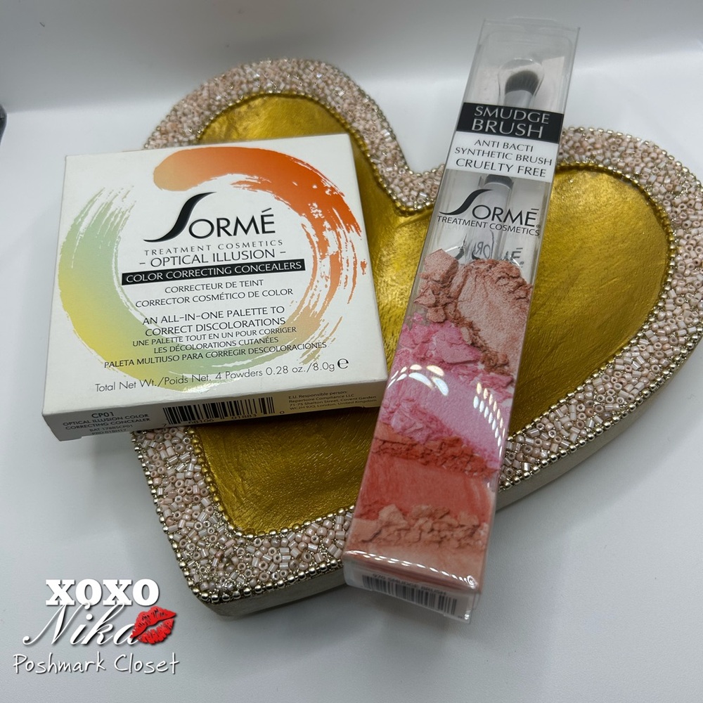 Sormé Color Correcting Concealer and Smudge Brush Set